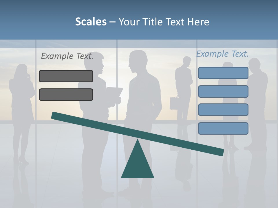 A Group Of People Standing In Front Of A Wall PowerPoint Template