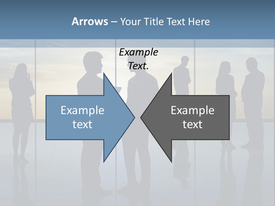 A Group Of People Standing In Front Of A Wall PowerPoint Template