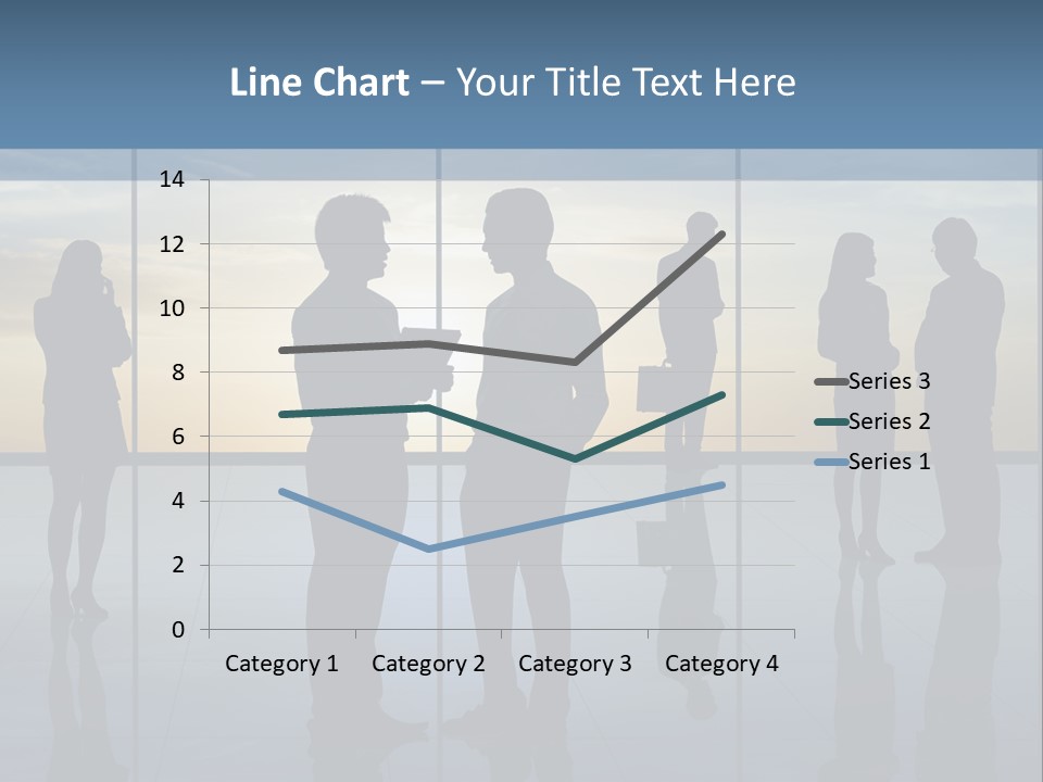 A Group Of People Standing In Front Of A Wall PowerPoint Template