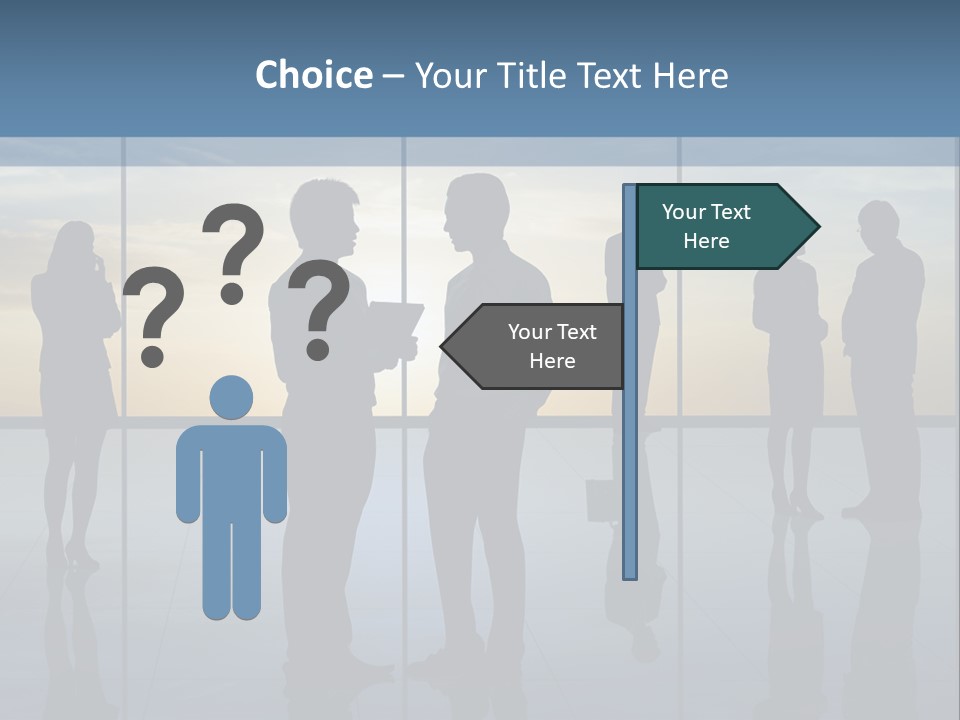 A Group Of People Standing In Front Of A Wall PowerPoint Template
