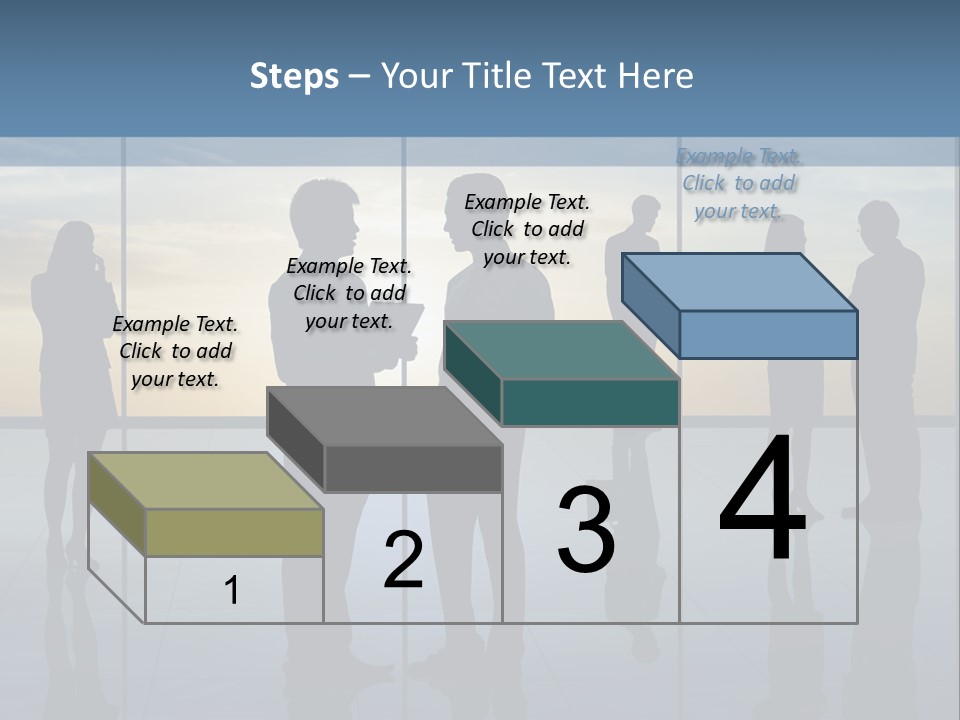 A Group Of People Standing In Front Of A Wall PowerPoint Template
