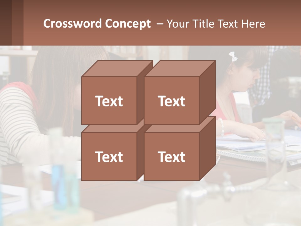 A Group Of People Sitting At A Table Writing PowerPoint Template