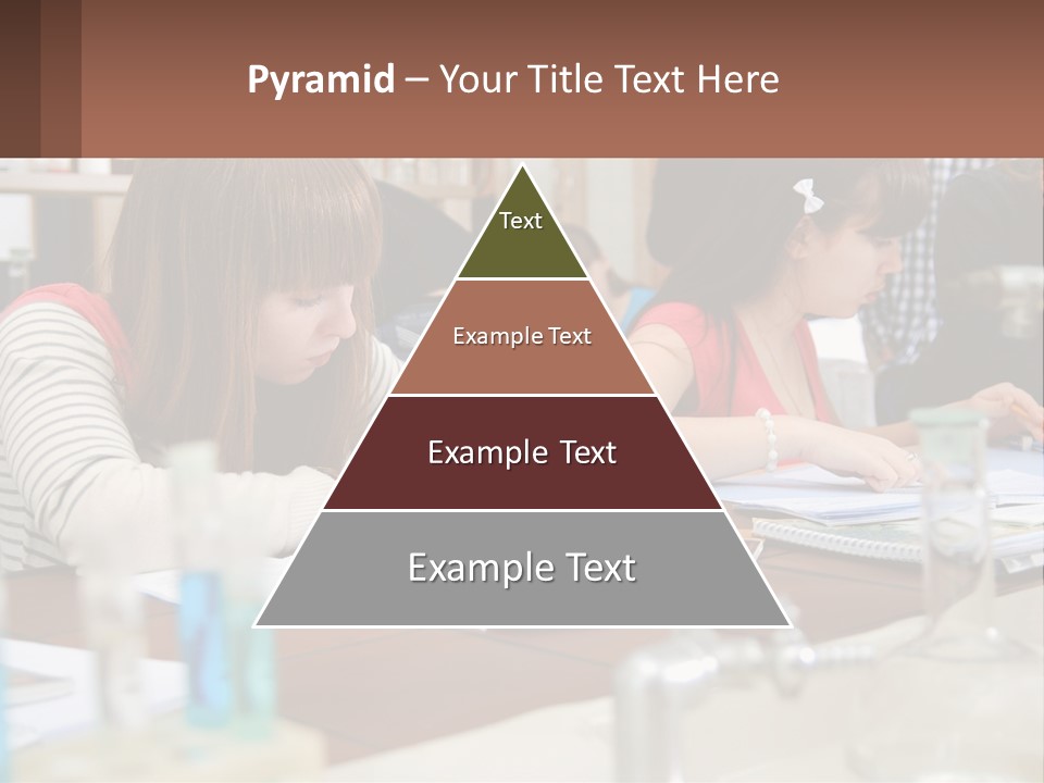 A Group Of People Sitting At A Table Writing PowerPoint Template