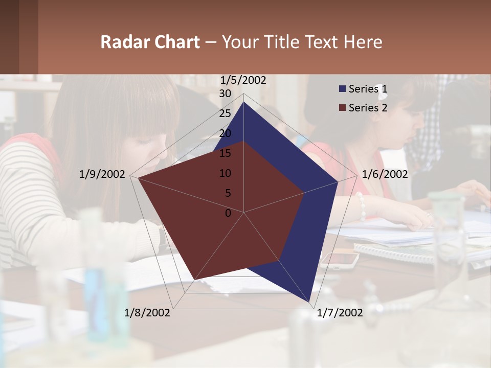 A Group Of People Sitting At A Table Writing PowerPoint Template