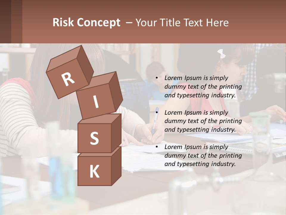 A Group Of People Sitting At A Table Writing PowerPoint Template