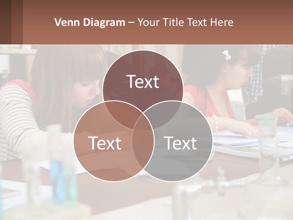 A Group Of People Sitting At A Table Writing PowerPoint Template