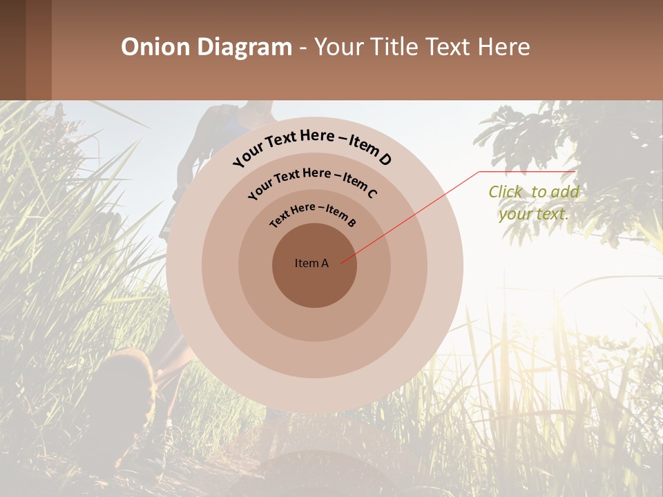 A Couple Of People Walking Through A Lush Green Field PowerPoint Template