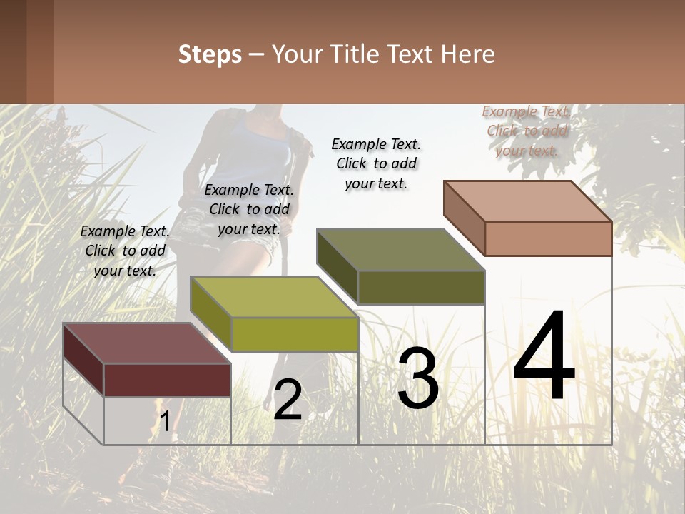 A Couple Of People Walking Through A Lush Green Field PowerPoint Template