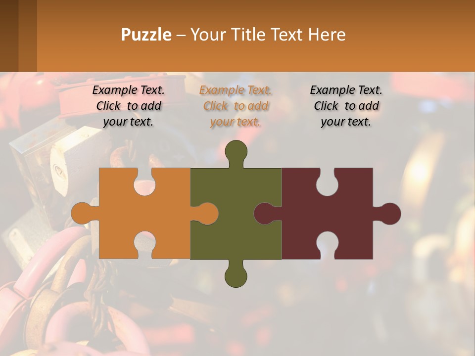 A Bunch Of Locks Are Attached To A Tree PowerPoint Template