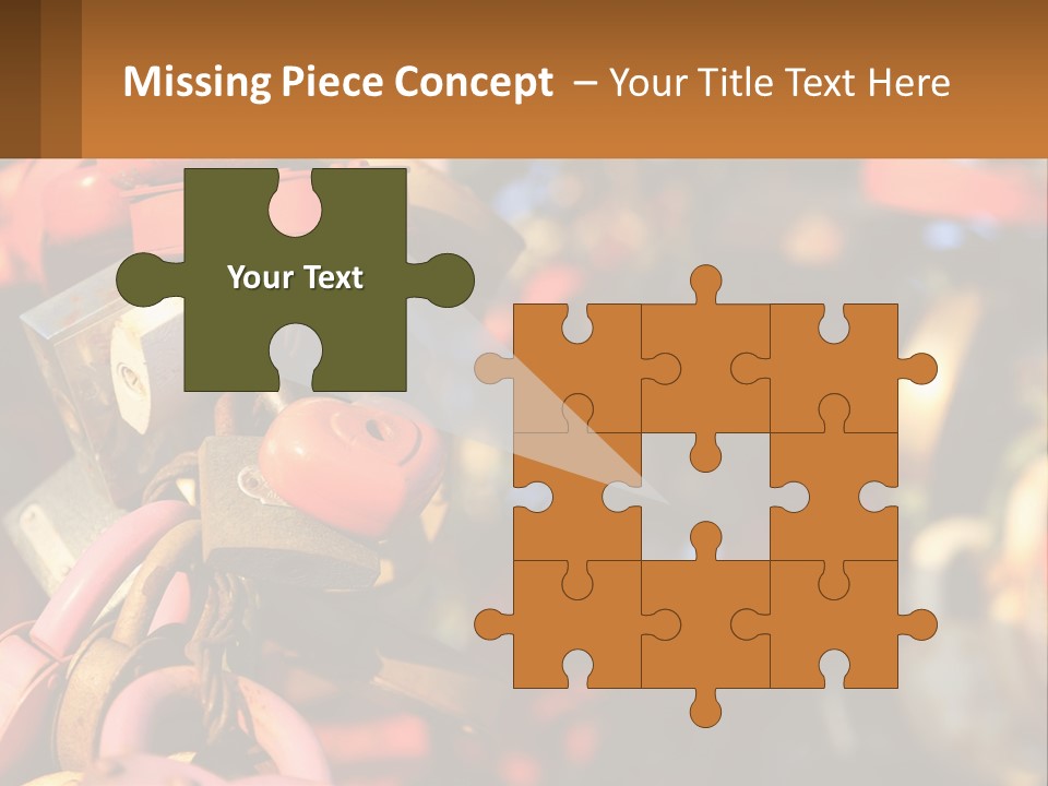 A Bunch Of Locks Are Attached To A Tree PowerPoint Template