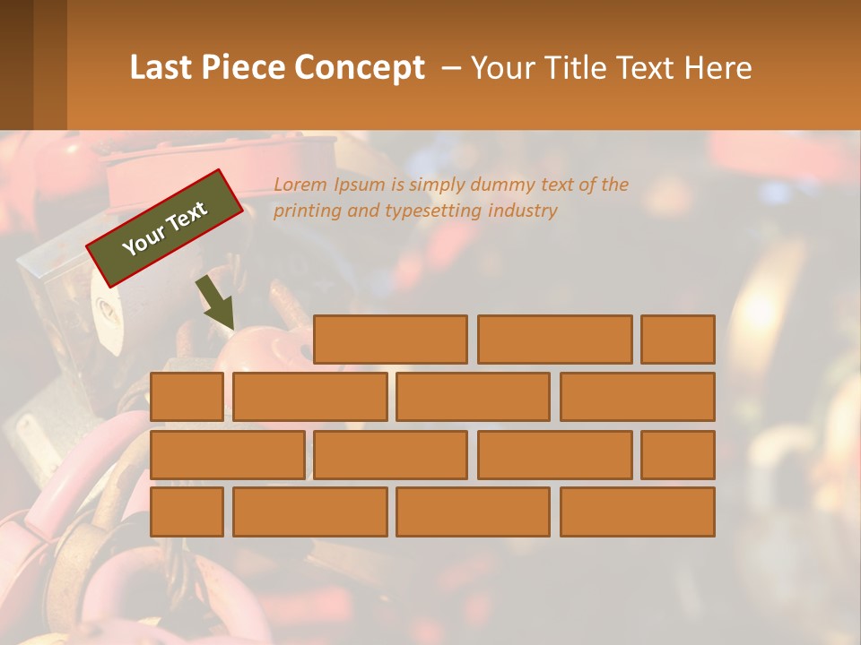 A Bunch Of Locks Are Attached To A Tree PowerPoint Template