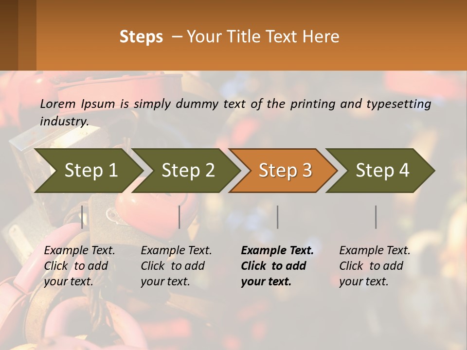 A Bunch Of Locks Are Attached To A Tree PowerPoint Template