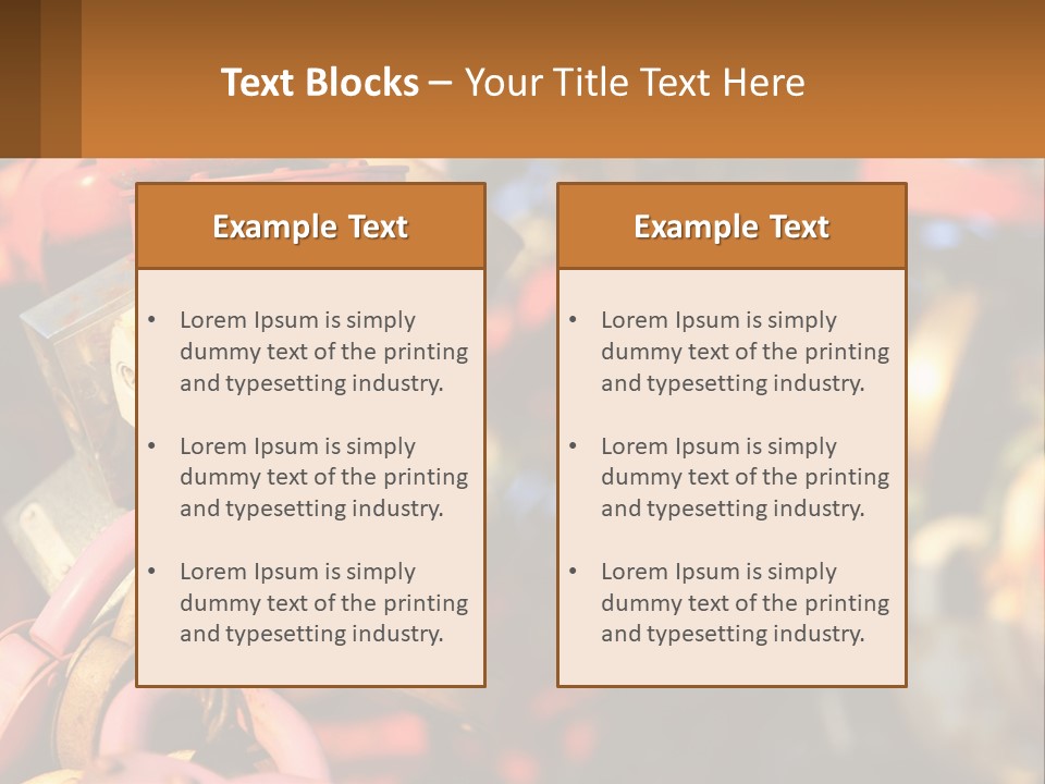 A Bunch Of Locks Are Attached To A Tree PowerPoint Template