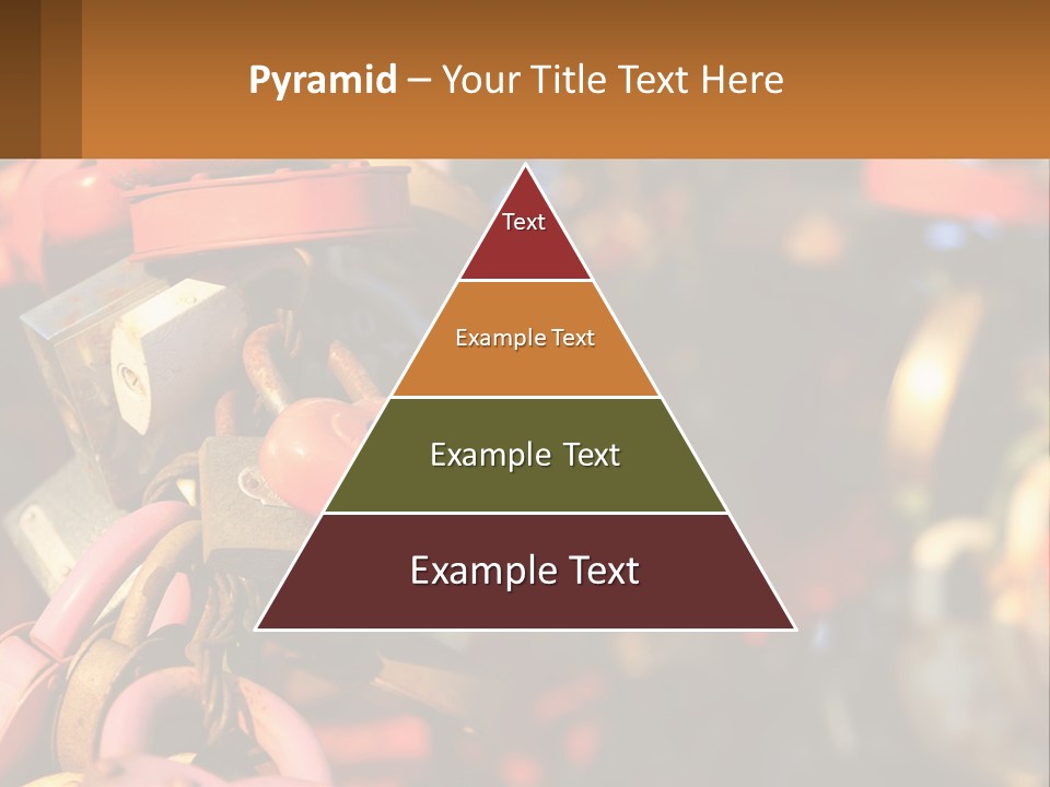 A Bunch Of Locks Are Attached To A Tree PowerPoint Template