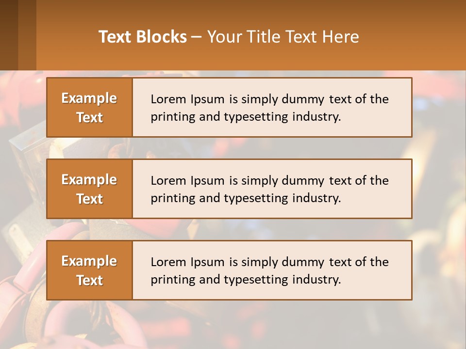 A Bunch Of Locks Are Attached To A Tree PowerPoint Template