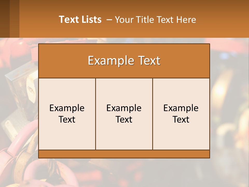 A Bunch Of Locks Are Attached To A Tree PowerPoint Template