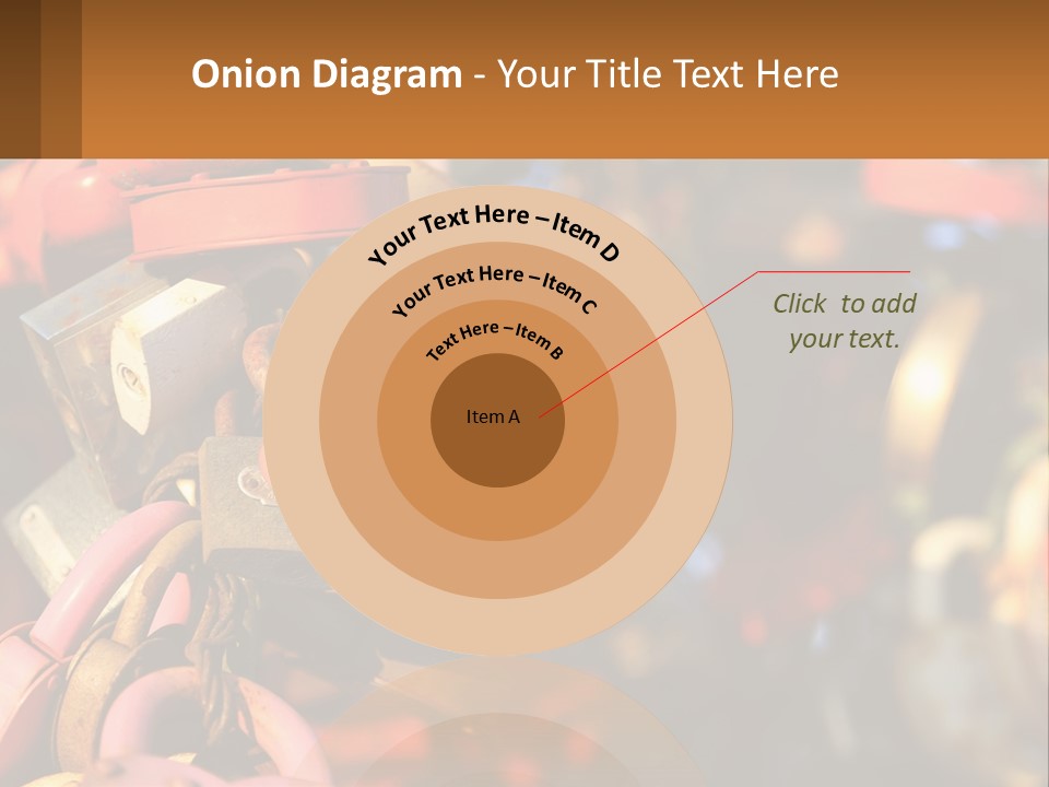 A Bunch Of Locks Are Attached To A Tree PowerPoint Template