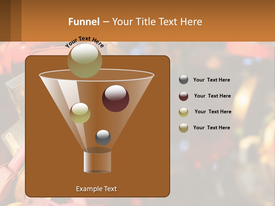 A Bunch Of Locks Are Attached To A Tree PowerPoint Template