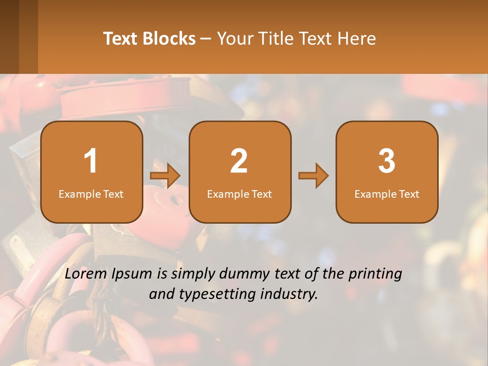 A Bunch Of Locks Are Attached To A Tree PowerPoint Template
