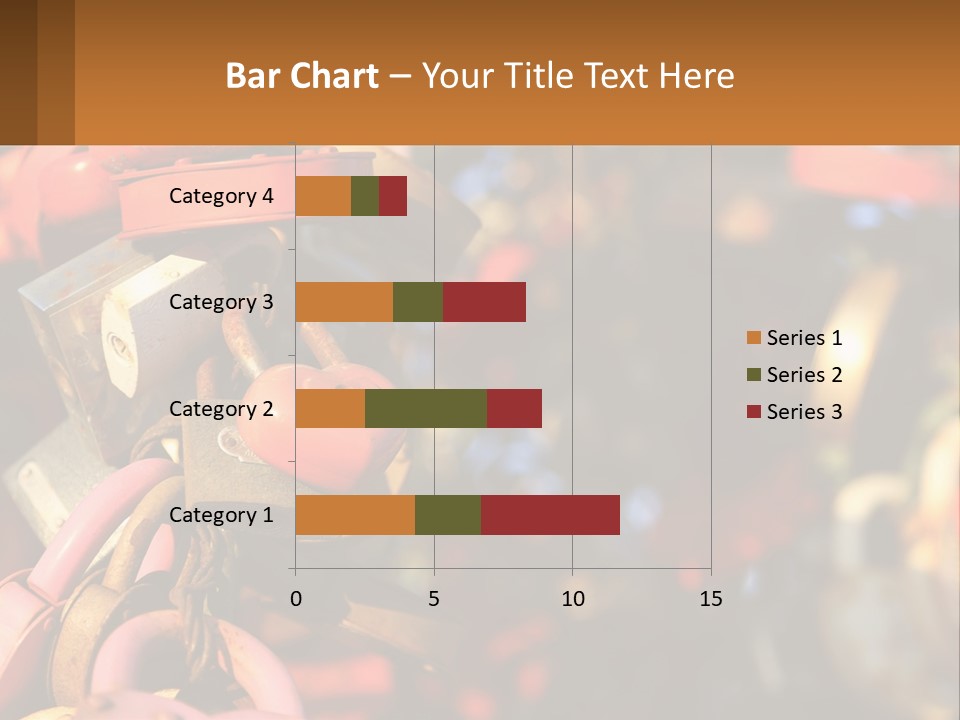 A Bunch Of Locks Are Attached To A Tree PowerPoint Template