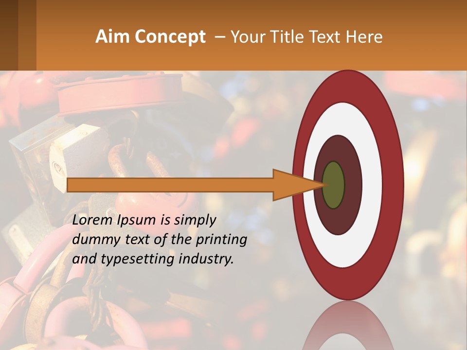 A Bunch Of Locks Are Attached To A Tree PowerPoint Template
