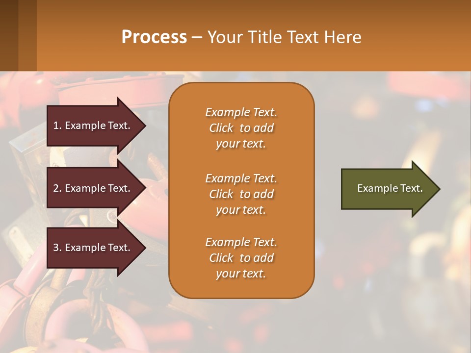 A Bunch Of Locks Are Attached To A Tree PowerPoint Template