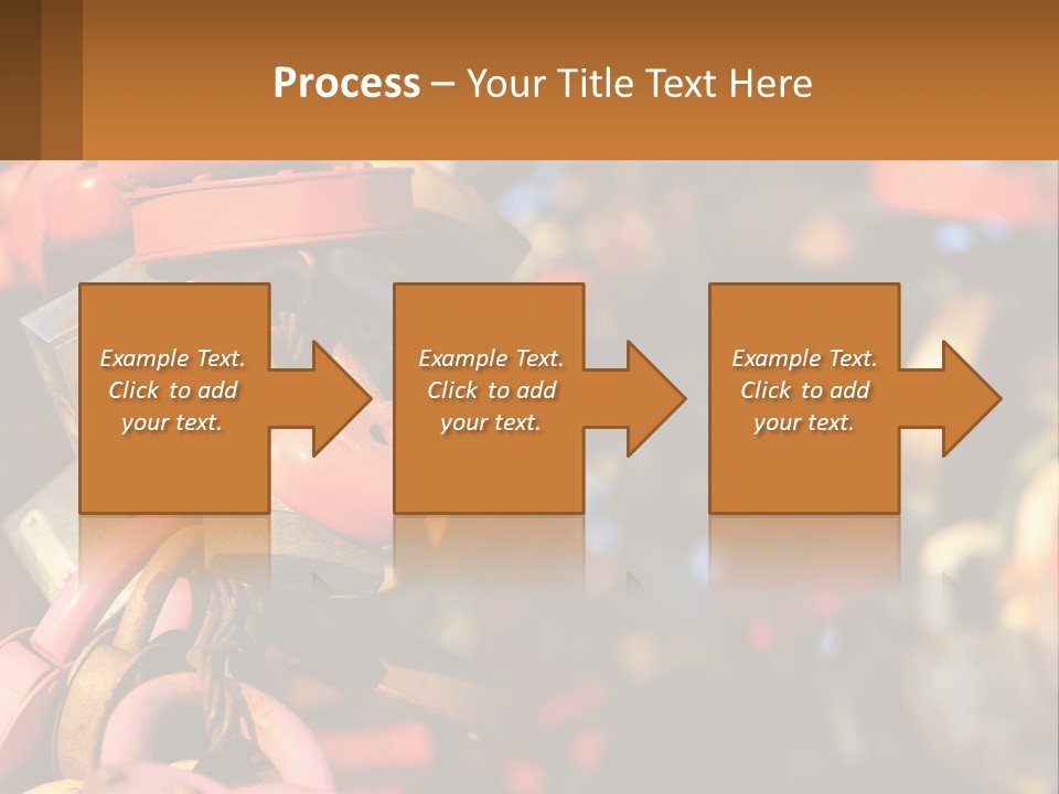 A Bunch Of Locks Are Attached To A Tree PowerPoint Template