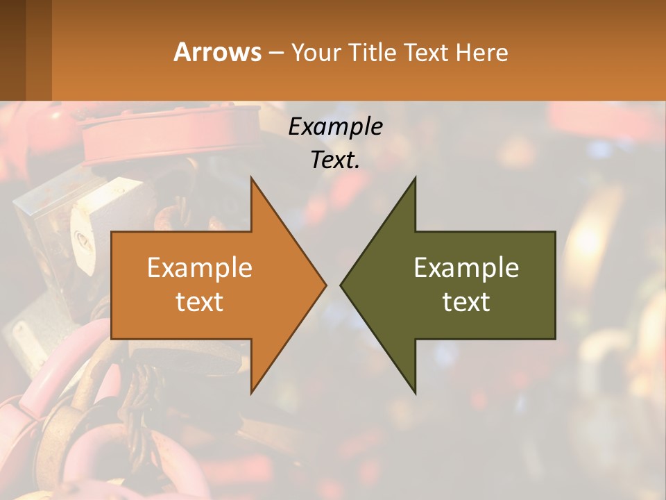 A Bunch Of Locks Are Attached To A Tree PowerPoint Template