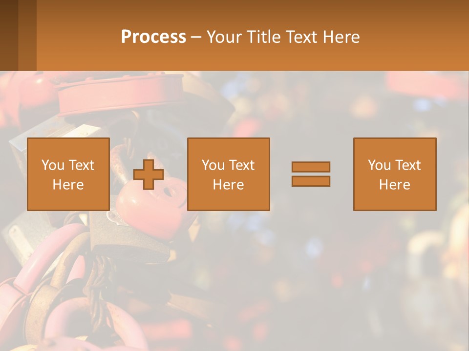 A Bunch Of Locks Are Attached To A Tree PowerPoint Template
