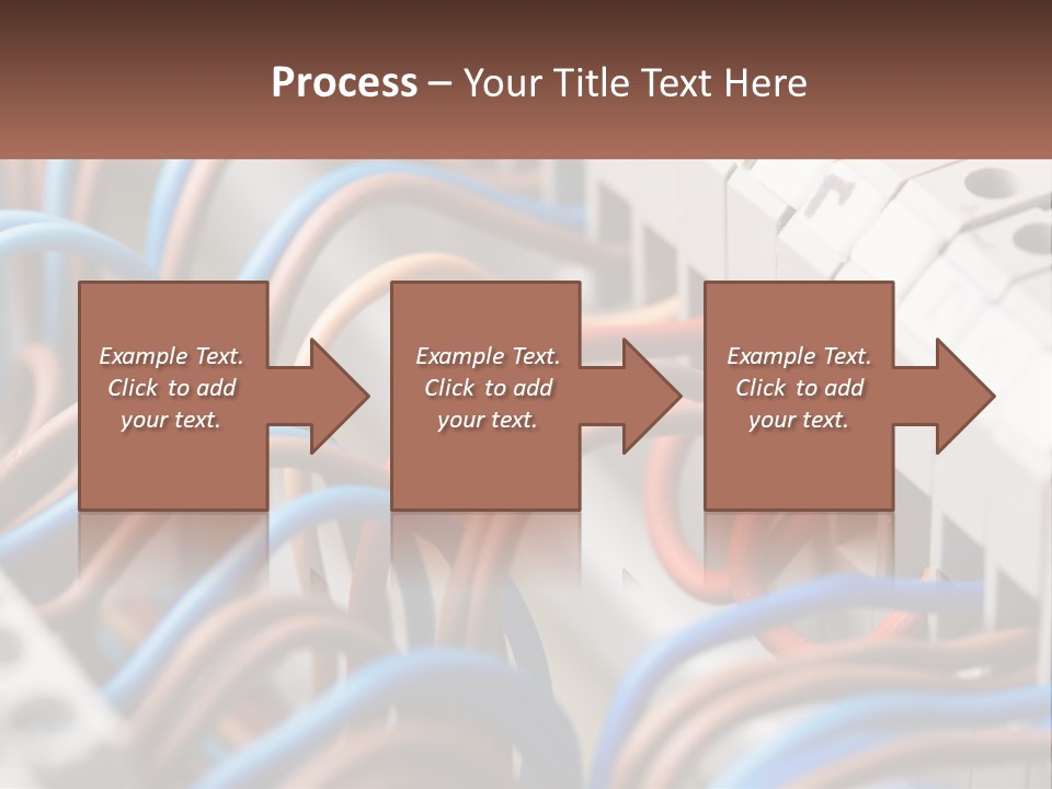 A Bunch Of Wires That Are Connected To A Wall PowerPoint Template