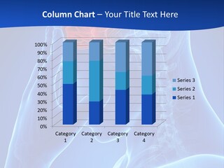 A Human Head With The Brain Highlighted In Red PowerPoint Template