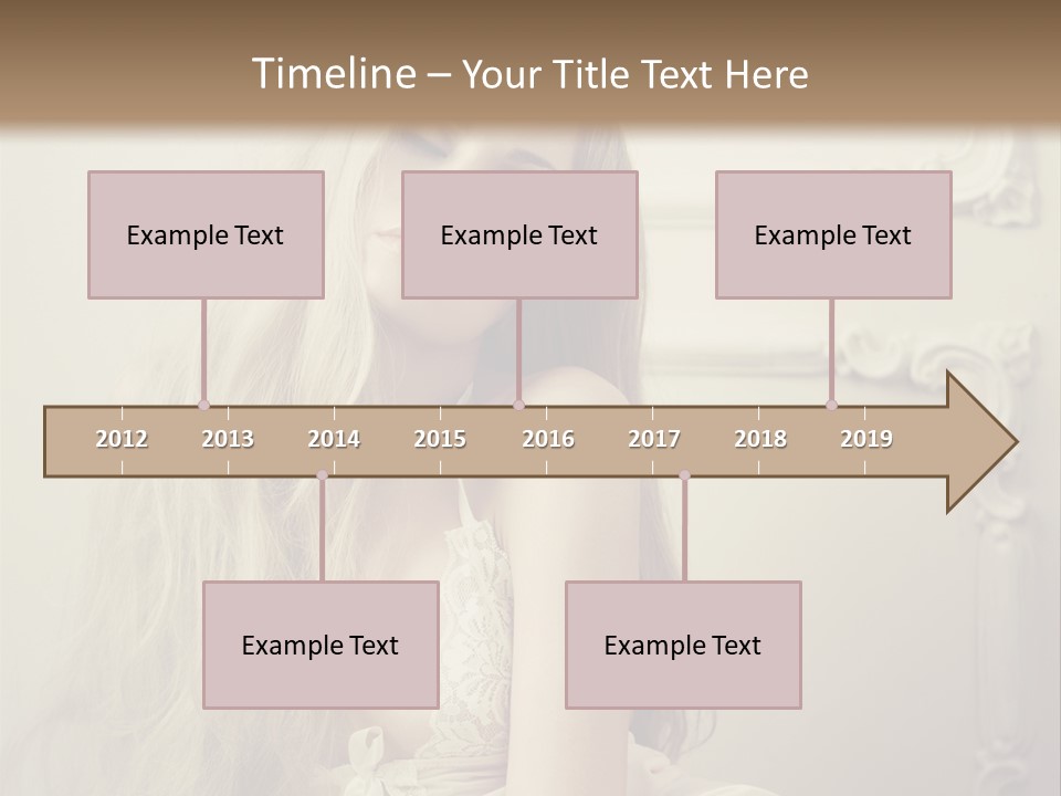 A Woman In Lingerie Posing For A Picture PowerPoint Template