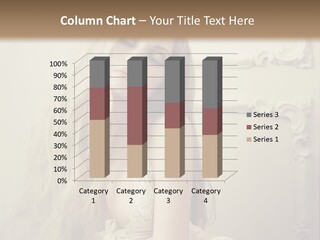 A Woman In Lingerie Posing For A Picture PowerPoint Template