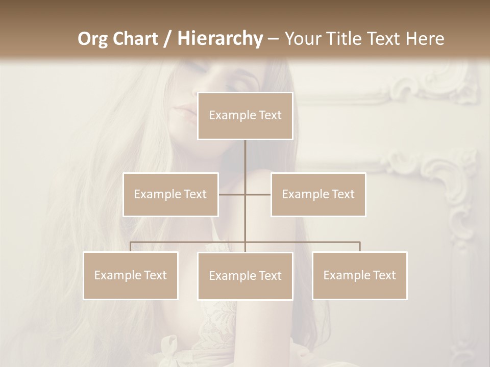A Woman In Lingerie Posing For A Picture PowerPoint Template