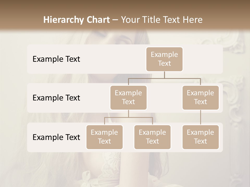 A Woman In Lingerie Posing For A Picture PowerPoint Template