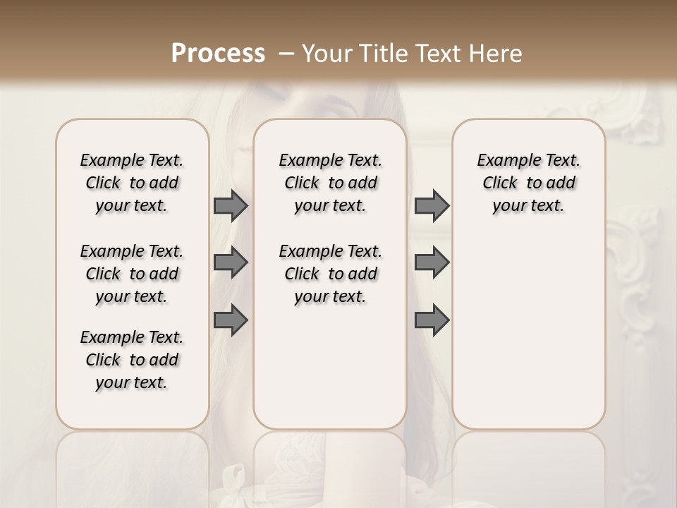 A Woman In Lingerie Posing For A Picture PowerPoint Template