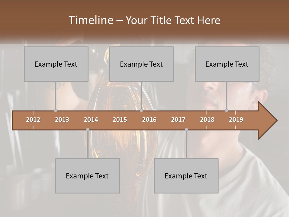 A Man Holding A Bottle Of Oil In His Hand PowerPoint Template