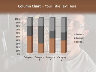 A Man Holding A Bottle Of Oil In His Hand PowerPoint Template