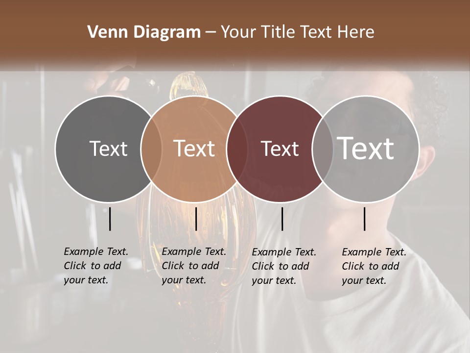A Man Holding A Bottle Of Oil In His Hand PowerPoint Template