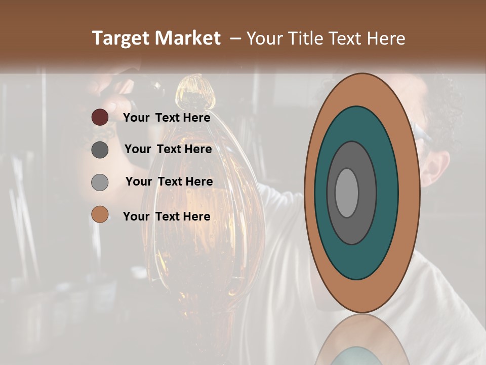 A Man Holding A Bottle Of Oil In His Hand PowerPoint Template