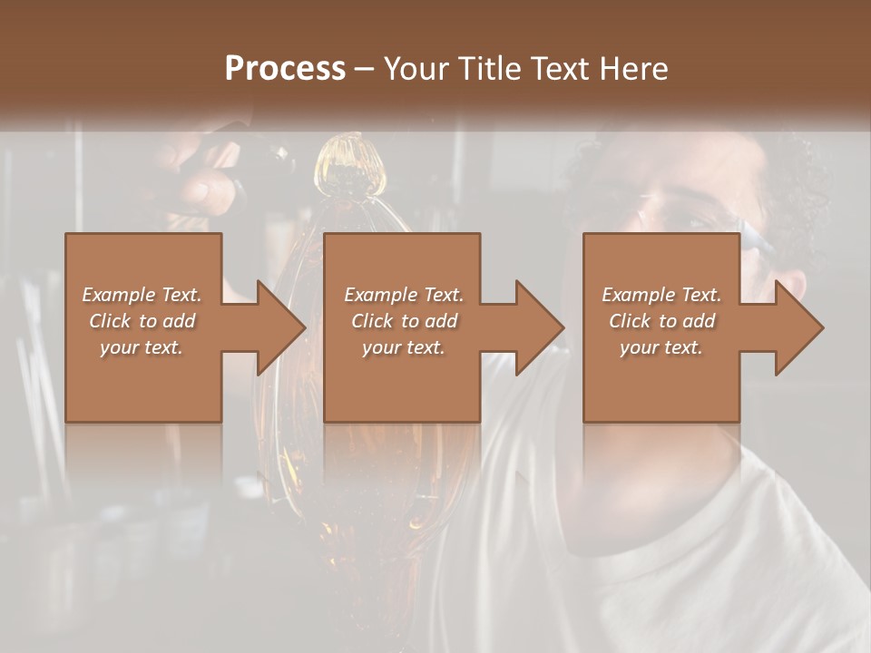 A Man Holding A Bottle Of Oil In His Hand PowerPoint Template