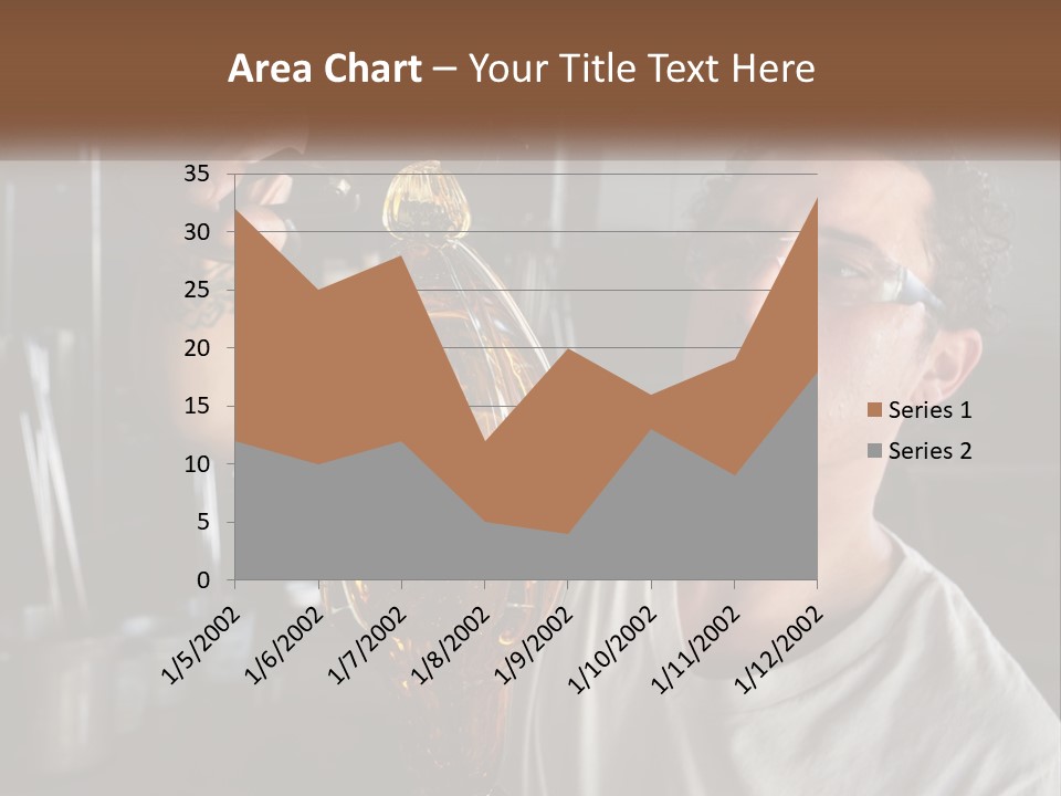 A Man Holding A Bottle Of Oil In His Hand PowerPoint Template