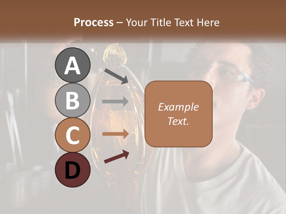 A Man Holding A Bottle Of Oil In His Hand PowerPoint Template