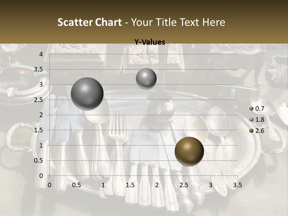 A Table Topped With Lots Of Silverware And Silverware PowerPoint Template