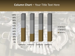 A Table Topped With Lots Of Silverware And Silverware PowerPoint Template