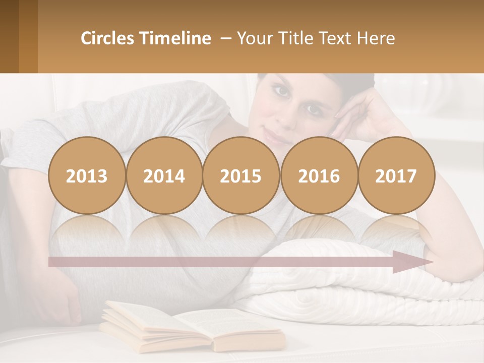 A Woman Laying On A Couch With A White Blanket PowerPoint Template