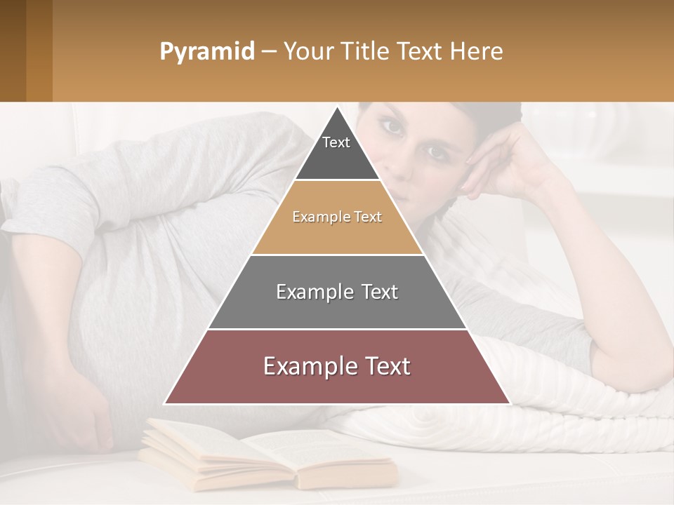 A Woman Laying On A Couch With A White Blanket PowerPoint Template