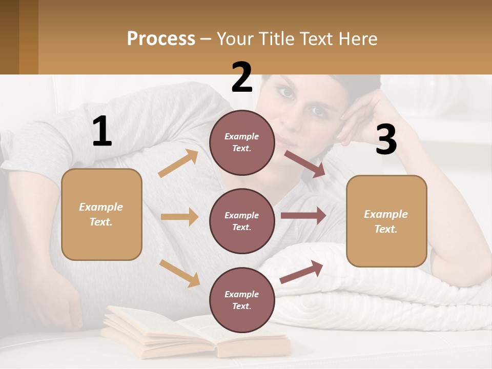 A Woman Laying On A Couch With A White Blanket PowerPoint Template