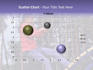 A Little Girl On A Rope In A Park PowerPoint Template