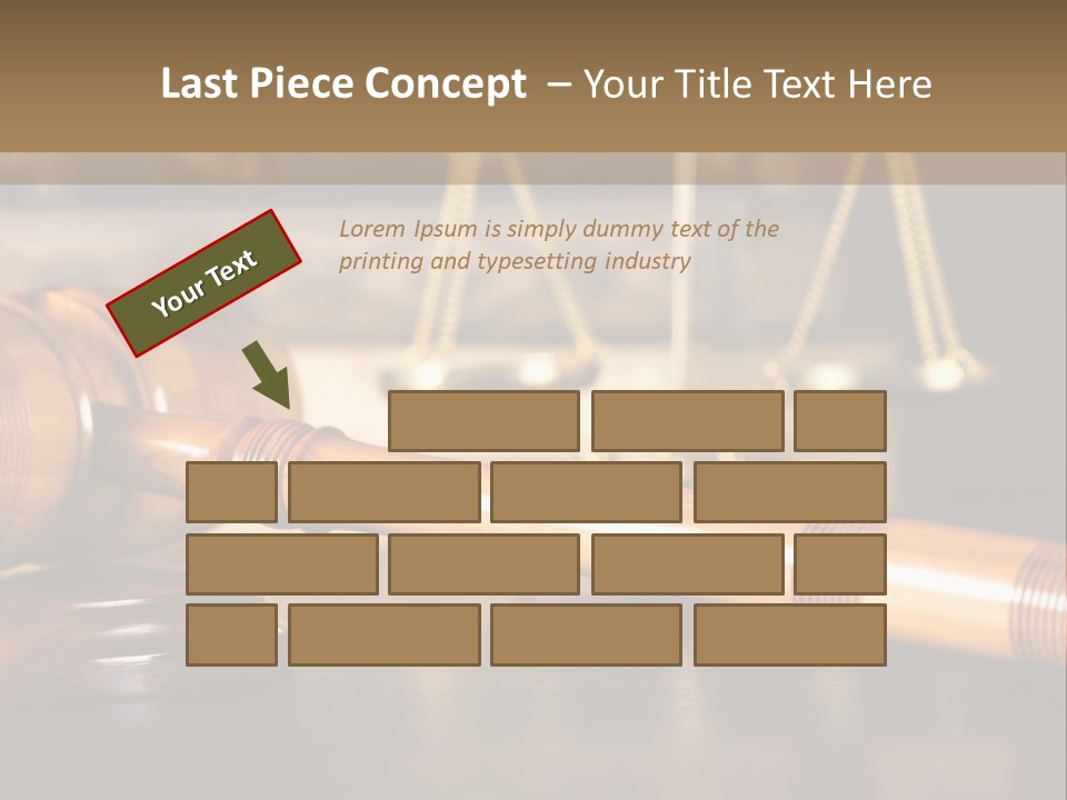 A Wooden Gaven Sitting On Top Of A Table Next To Books PowerPoint Template